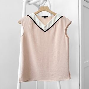 Maje Libellule Velvet Braid Top